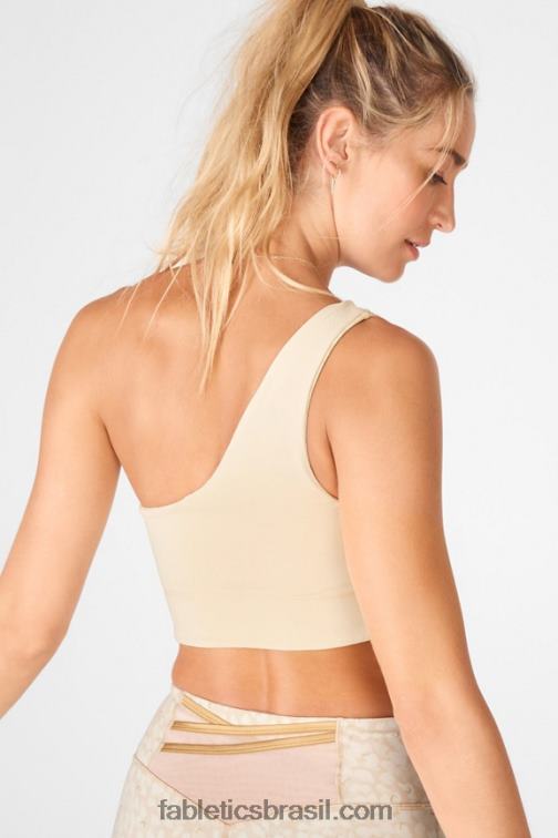 Fabletics frio/creme folhado 420HR1680 harlow sutiã esportivo reversível de um ombro mulheres