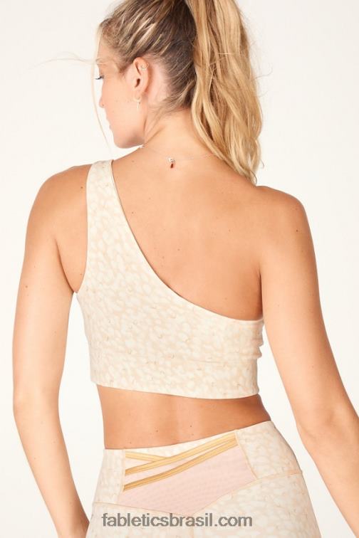 Fabletics frio/creme folhado 420HR1680 harlow sutiã esportivo reversível de um ombro mulheres