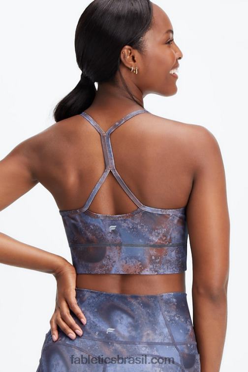 Fabletics interestelar/pó azul 420HR1580 sutiã reversível emersyn mulheres