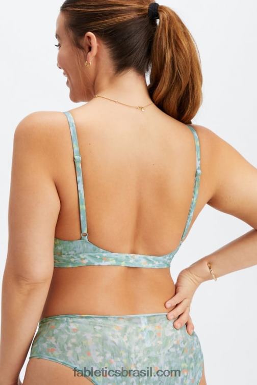 Fabletics jardim luz do dia 420HR1542 bralette triângulo de toque fino mulheres