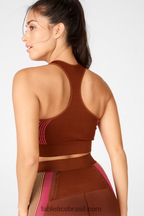 Fabletics java/tapioca/rosa de pelúcia 420HR1670 kelsea sutiã esportivo sem costura mulheres