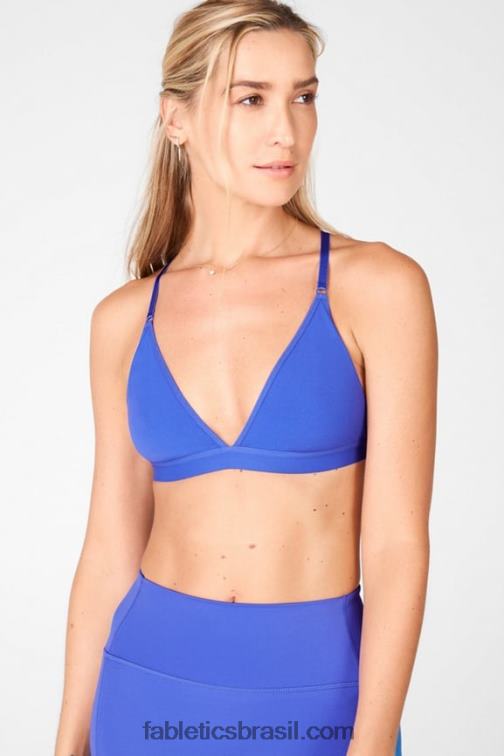 Fabletics lápis-lazúli 420HR1672 noelle esculpir bralette de malha mulheres