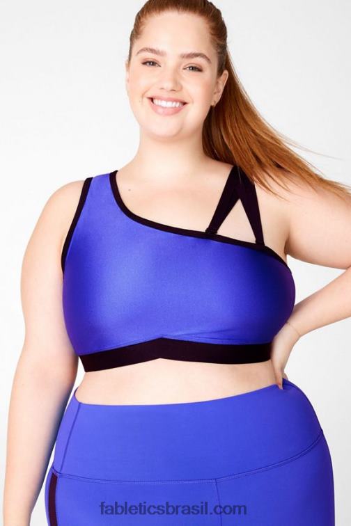 Fabletics lápis-lazúli/preto 420HR1690 sutiã esportivo winn iii de baixo impacto mulheres
