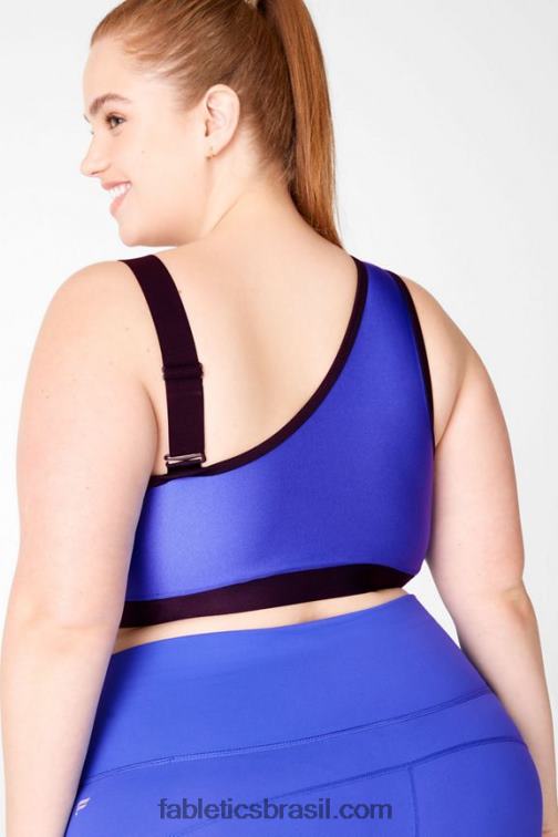 Fabletics lápis-lazúli/preto 420HR1690 sutiã esportivo winn iii de baixo impacto mulheres