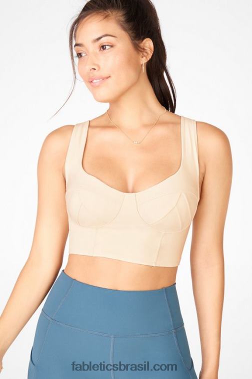 Fabletics leite com mel 420HR1691 charolette sutiã esportivo de baixo impacto mulheres