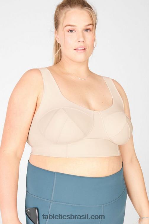 Fabletics leite com mel 420HR1692 charolette sutiã esportivo de baixo impacto mulheres