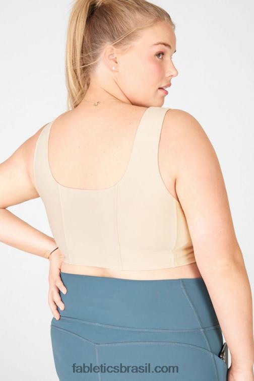 Fabletics leite com mel 420HR1692 charolette sutiã esportivo de baixo impacto mulheres