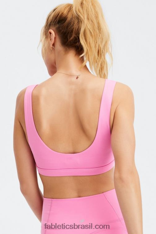 Fabletics mármore rosa 420HR1616 sutiã esportivo lola de baixo impacto mulheres