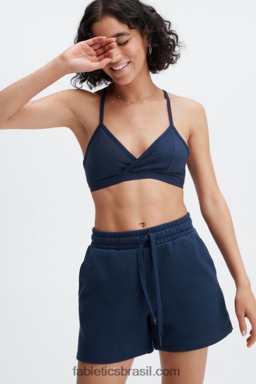 Fabletics marinha profunda 420HR1555 bralette com costas nadador mulheres
