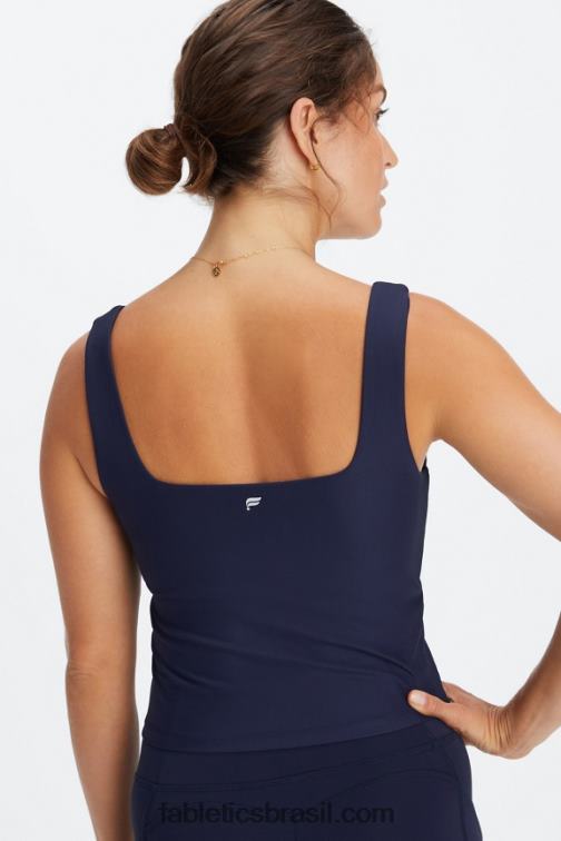 Fabletics marinha profunda 420HR1562 tanque de sutiã embutido lydia mulheres