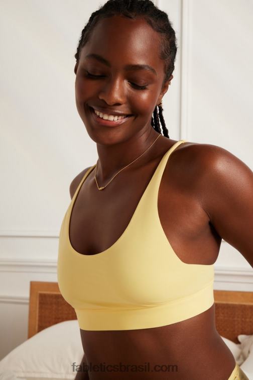 Fabletics meyer 420HR1574 bralette decote canoa de toque fino mulheres