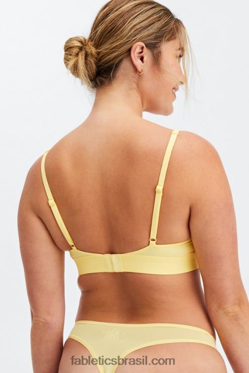 Fabletics meyer 420HR1574 bralette decote canoa de toque fino mulheres
