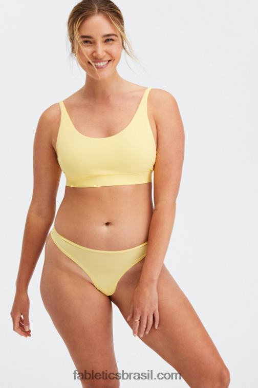 Fabletics meyer 420HR1574 bralette decote canoa de toque fino mulheres
