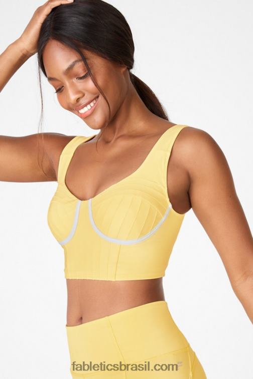 Fabletics meyer/sky way 420HR1665 nova sutiã esportivo de baixo impacto mulheres