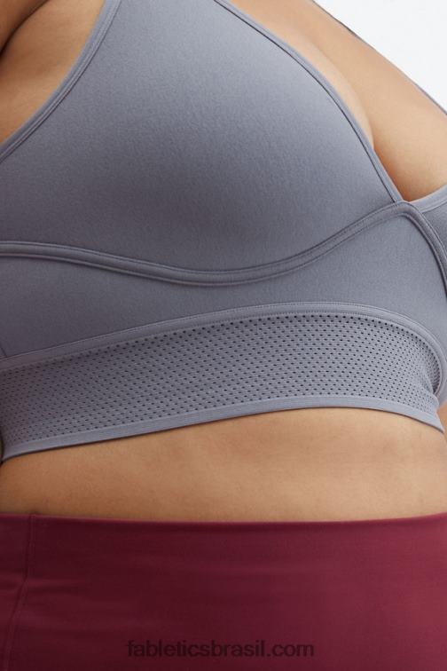 Fabletics nuvem de chuva escura 420HR1636 sutiã esportivo jenni sculptknit mulheres