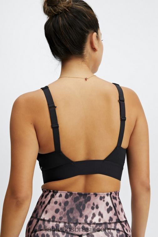 Fabletics preto 420HR1459 sutiã o dia todo todos os dias 99 mulheres