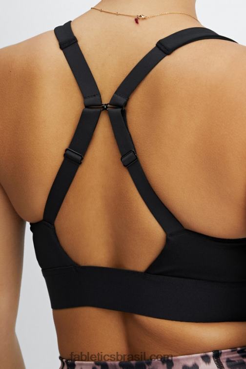 Fabletics preto 420HR1459 sutiã o dia todo todos os dias 99 mulheres