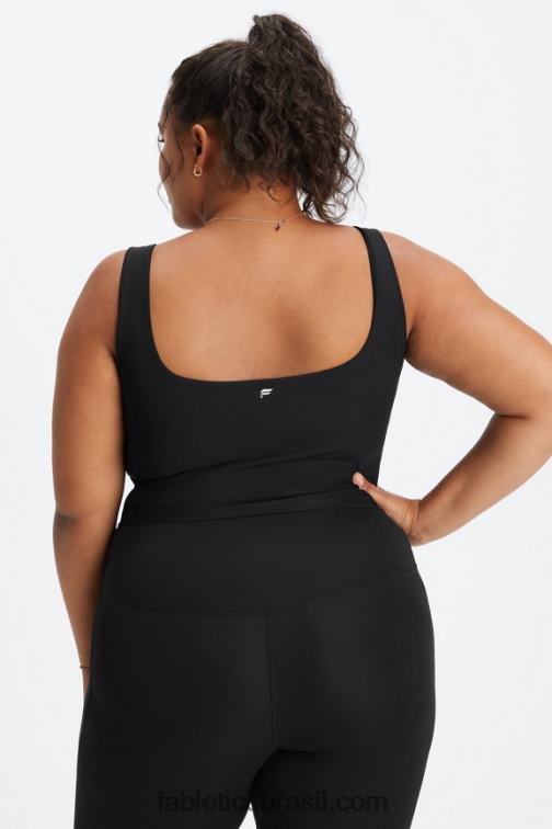 Fabletics preto 420HR1564 tanque de sutiã embutido lydia mulheres