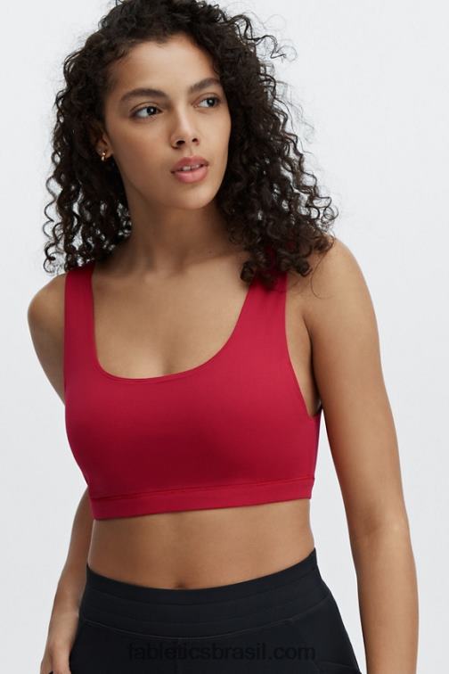 Fabletics rio vermelho 420HR1621 sutiã esportivo lola de baixo impacto mulheres