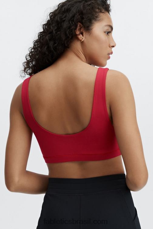 Fabletics rio vermelho 420HR1621 sutiã esportivo lola de baixo impacto mulheres