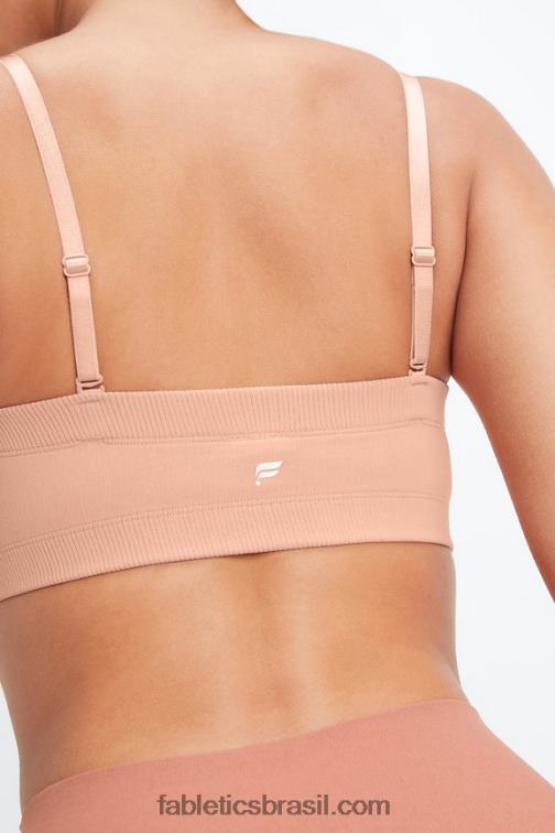 Fabletics sândalo 420HR1578 Camilla Sculptbandeau de malha mulheres