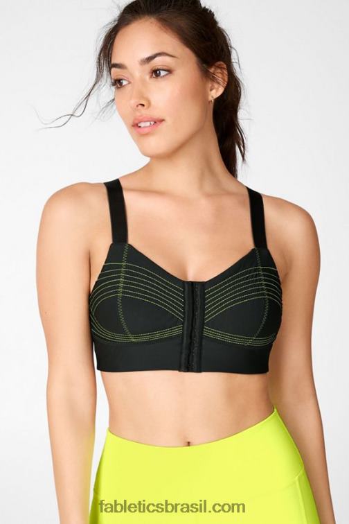 Fabletics sombra noturna/neon 420HR1676 ines sutiã esportivo de baixo impacto mulheres