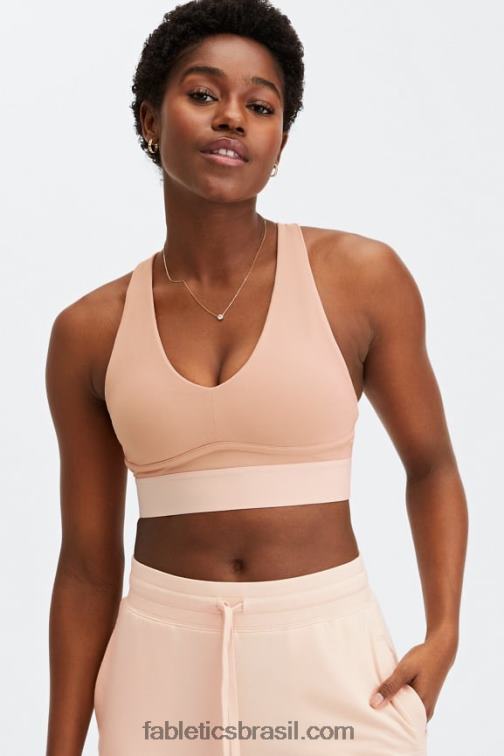 Fabletics tom rosa/areia 420HR1479 sutiã o dia todo todos os dias 103 mulheres