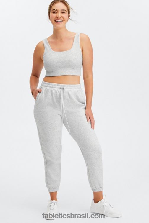 Fabletics urze cinza claro 420HR1599 sutiã esportivo de outono de baixo impacto mulheres