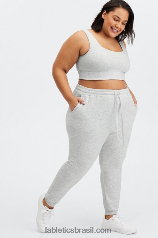 Fabletics urze cinza claro 420HR1600 sutiã esportivo de outono de baixo impacto mulheres
