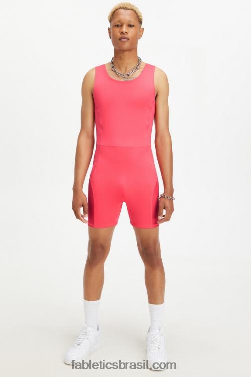 Fabletics vermelho magenta 420HR1613 macacão do orgulho brianna mulheres