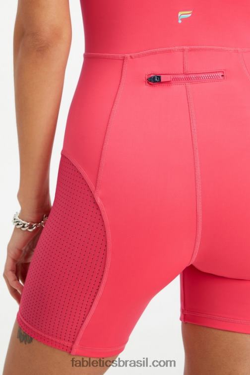 Fabletics vermelho magenta 420HR1613 macacão do orgulho brianna mulheres