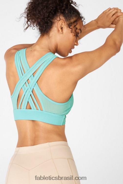 Fabletics Aquário 420HR1914 sutiã esportivo faye de médio impacto mulheres
