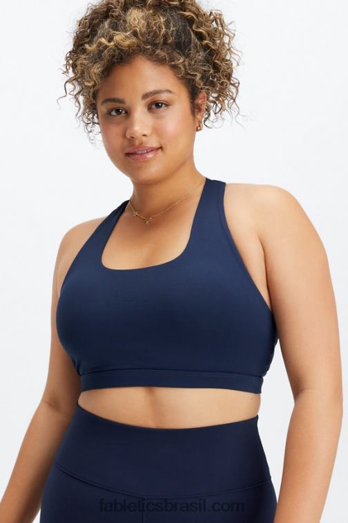 Fabletics abismo/azul violeta 420HR1790 boost sutiã esportivo de médio impacto 121 mulheres