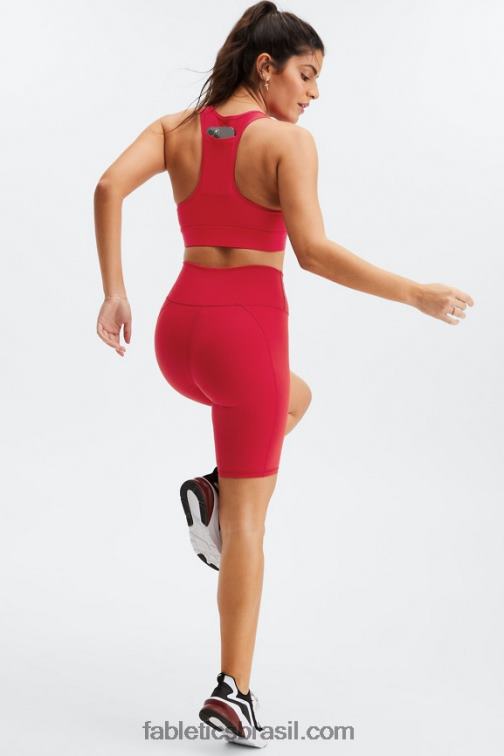 Fabletics alto vermelho 420HR1760 sutiã esportivo de médio impacto em movimento 115 mulheres