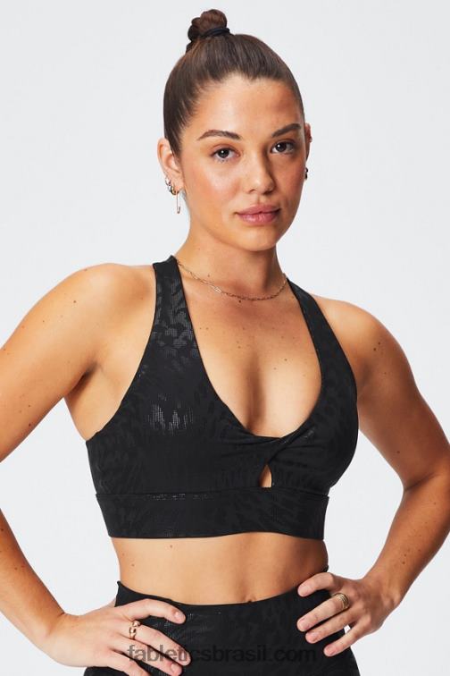 Fabletics amantes e amigos de folha 420HR1708 sutiã esportivo oasis twist 106 mulheres