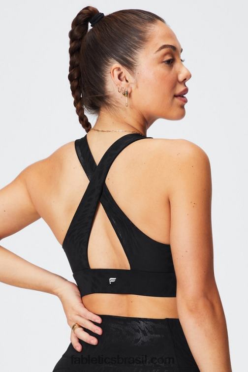 Fabletics amantes e amigos de folha 420HR1708 sutiã esportivo oasis twist 106 mulheres