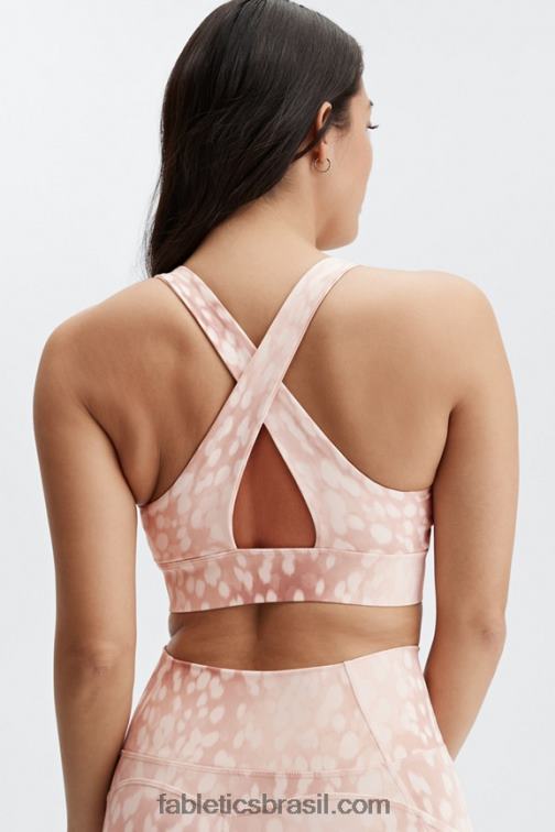 Fabletics areia manchada 420HR1718 sutiã esportivo oasis twist 108 mulheres