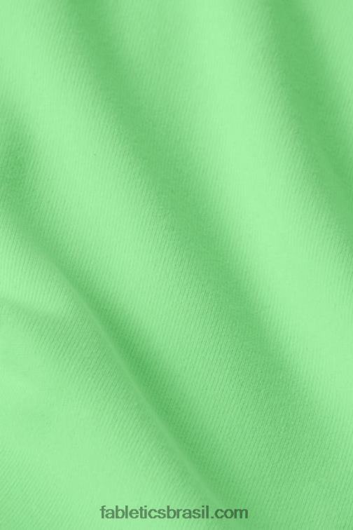 Fabletics brilho menta néon 420HR1697 sutiã esportivo oasis twist 104 mulheres