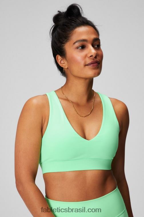 Fabletics cal açucarada 420HR1822 sutiã esportivo midi impacto médio para viagem 127 mulheres