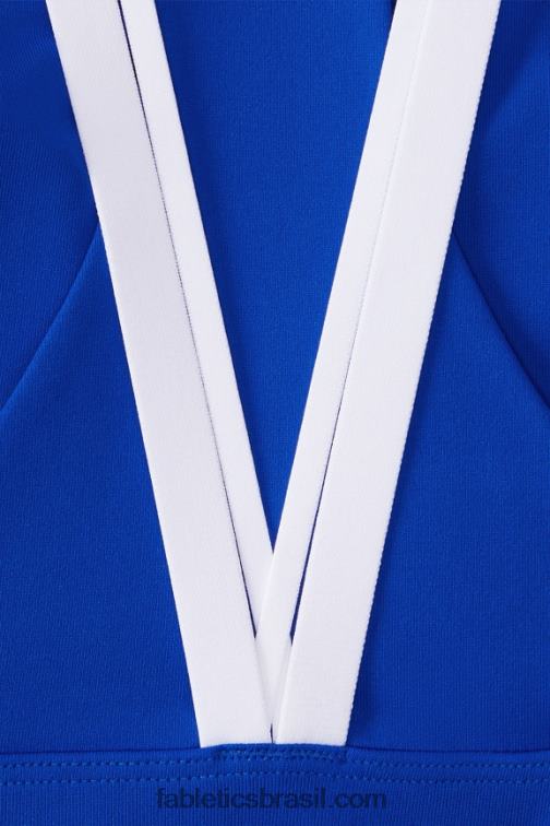Fabletics celeste/branco clássico 420HR1777 boost sutiã esportivo de médio impacto 119 mulheres
