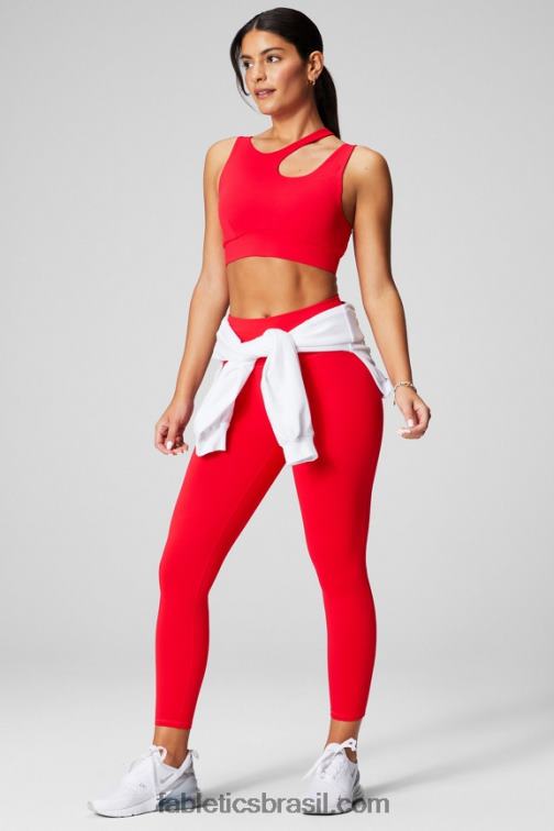 Fabletics cereja clássica 420HR1736 sutiã esportivo de médio impacto callie mulheres