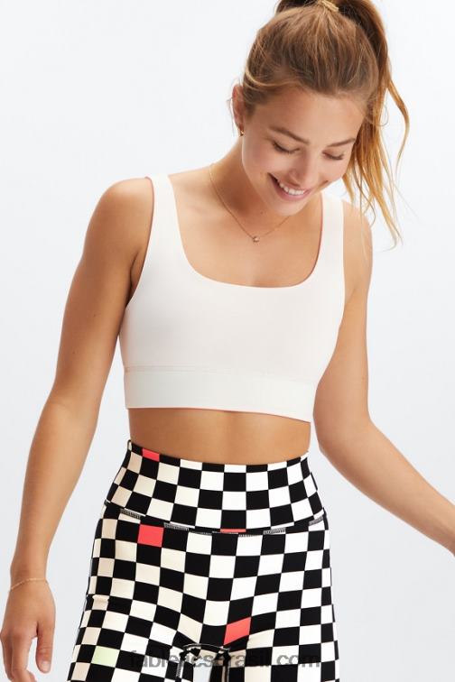 Fabletics chama laranja/seda 420HR1854 sutiã esportivo harlyn midi de impacto médio mulheres