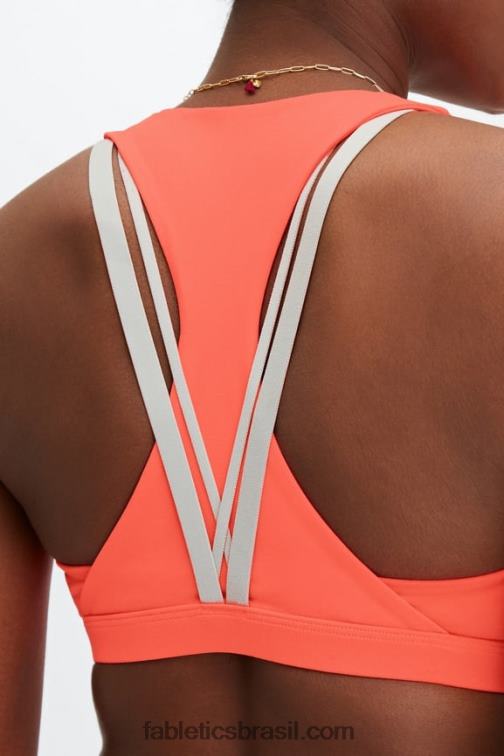 Fabletics cinza atômico/pedreira 420HR1798 boost sutiã esportivo de médio impacto 123 mulheres