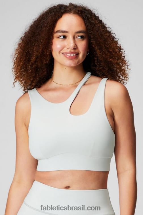 Fabletics cinza menta 420HR1735 sutiã esportivo de médio impacto callie mulheres