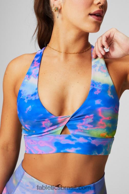Fabletics escaldante 420HR1696 sutiã esportivo oasis twist 104 mulheres