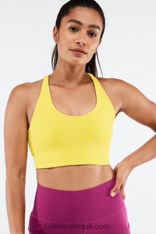 Fabletics girassol/bem baga 420HR1864 sutiã esportivo reversível de malha simone mulheres