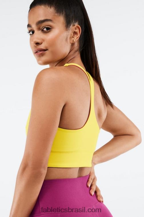 Fabletics girassol/bem baga 420HR1864 sutiã esportivo reversível de malha simone mulheres