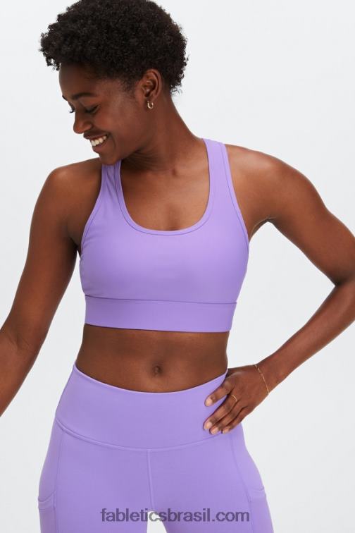 Fabletics glicínia selvagem 420HR1759 sutiã esportivo de médio impacto em movimento 115 mulheres