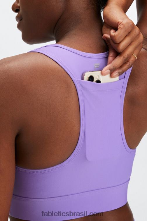 Fabletics glicínia selvagem 420HR1759 sutiã esportivo de médio impacto em movimento 115 mulheres