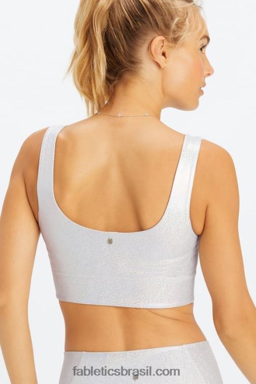 Fabletics holograma de brilho 420HR1847 sutiã esportivo harlyn de médio impacto mulheres
